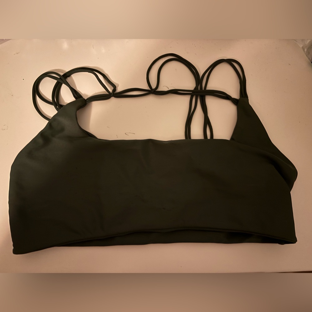 MIKOH S Kapa’a Bikini Top Jungle Green